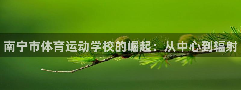 3377体育官网下载招商电话地址:南宁市体育运动学校的崛起: